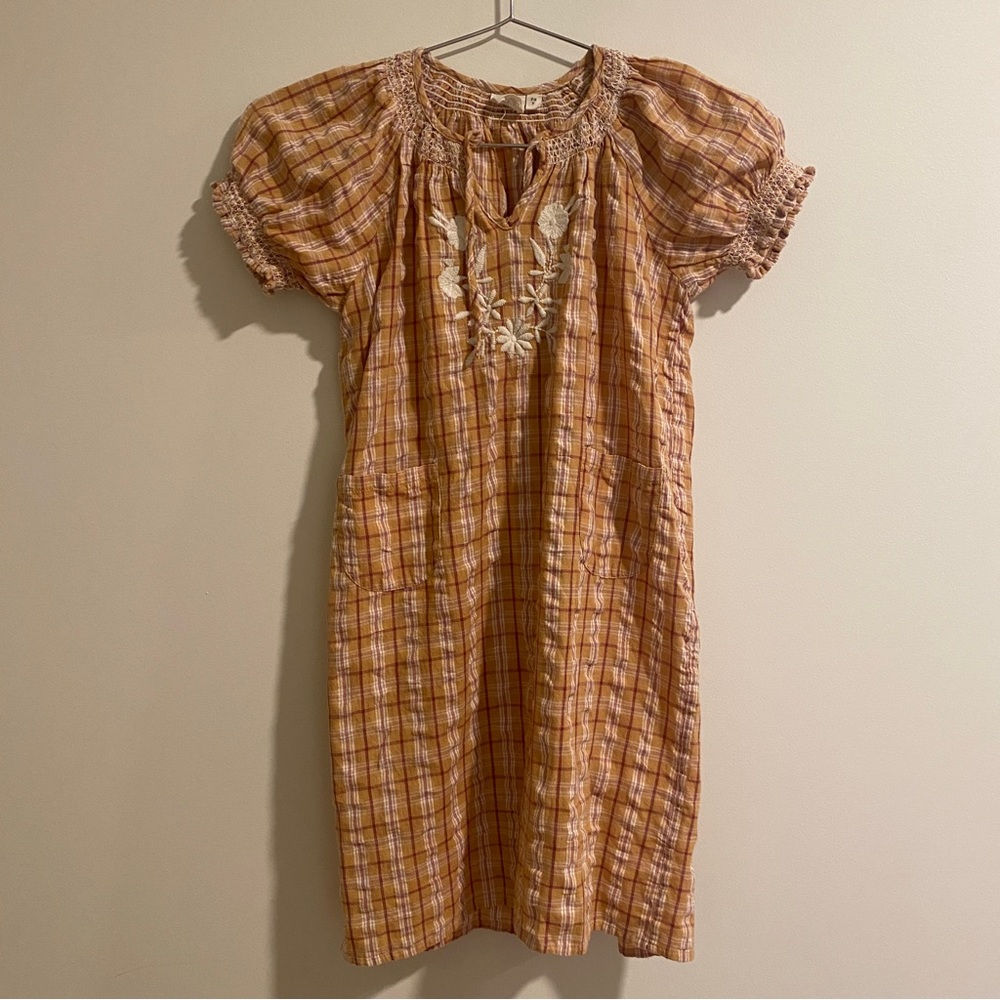 Apolina cotton embroidered dress 7 - 9